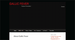 Desktop Screenshot of gallicfever.com